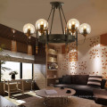 Modern classic hotel ceiling bubble vintage large luxury glass chandelier